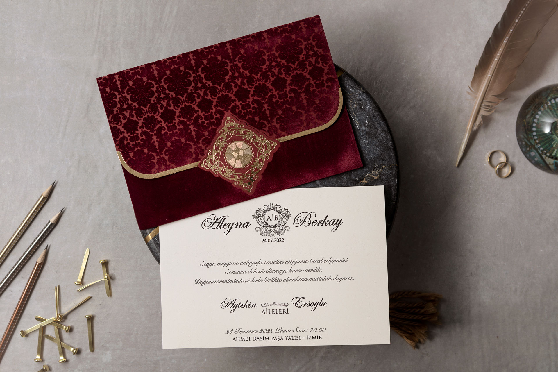 Wedding Davetiye     8310 - 3
