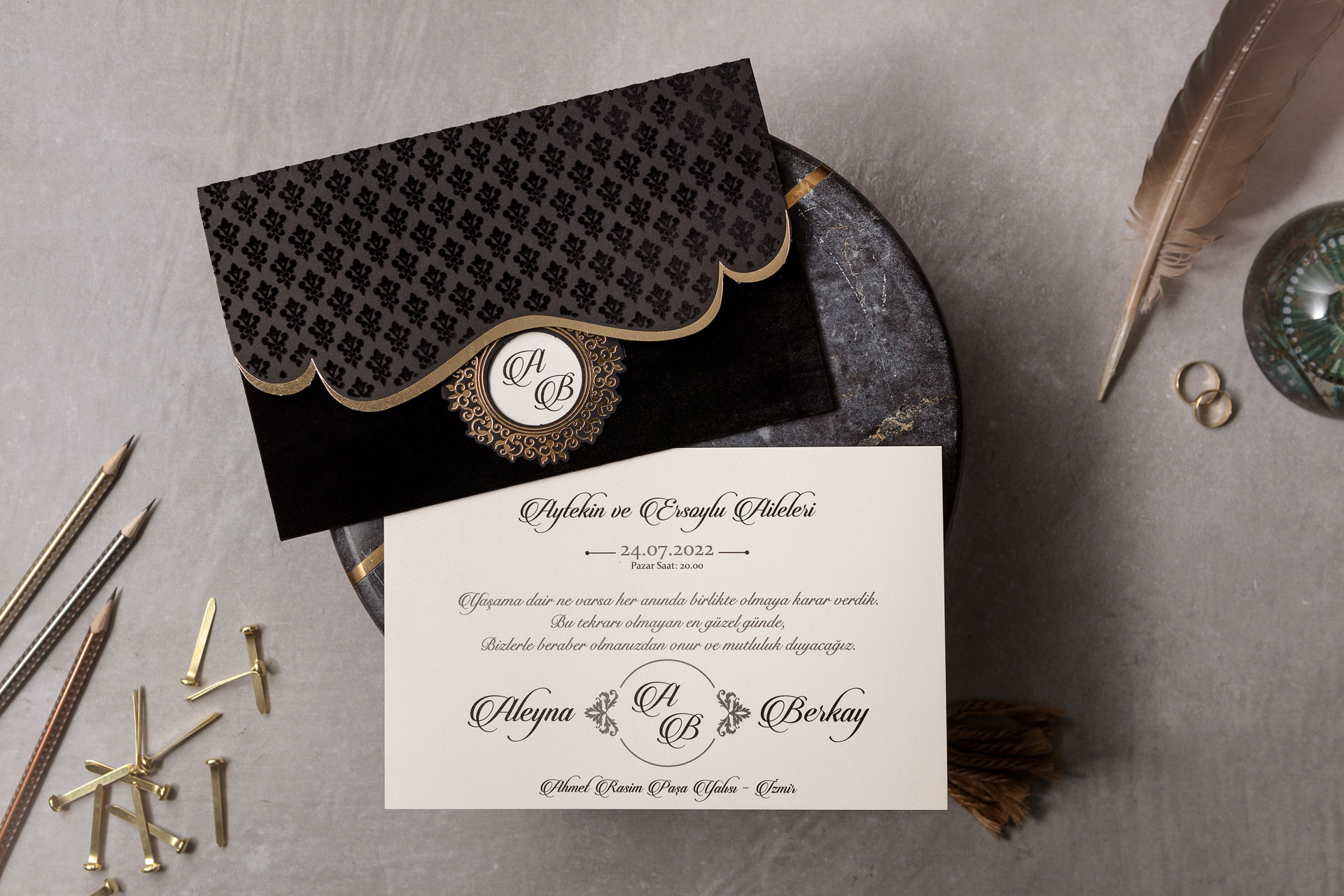 Wedding Davetiye     8327 - 3