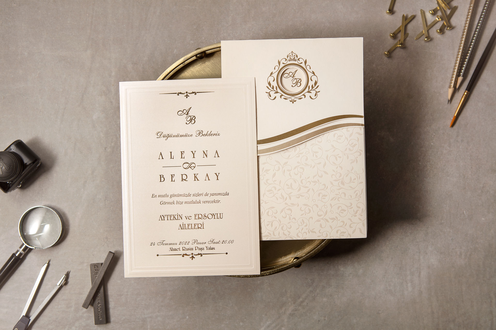 Wedding Davetiye     8423 - 3