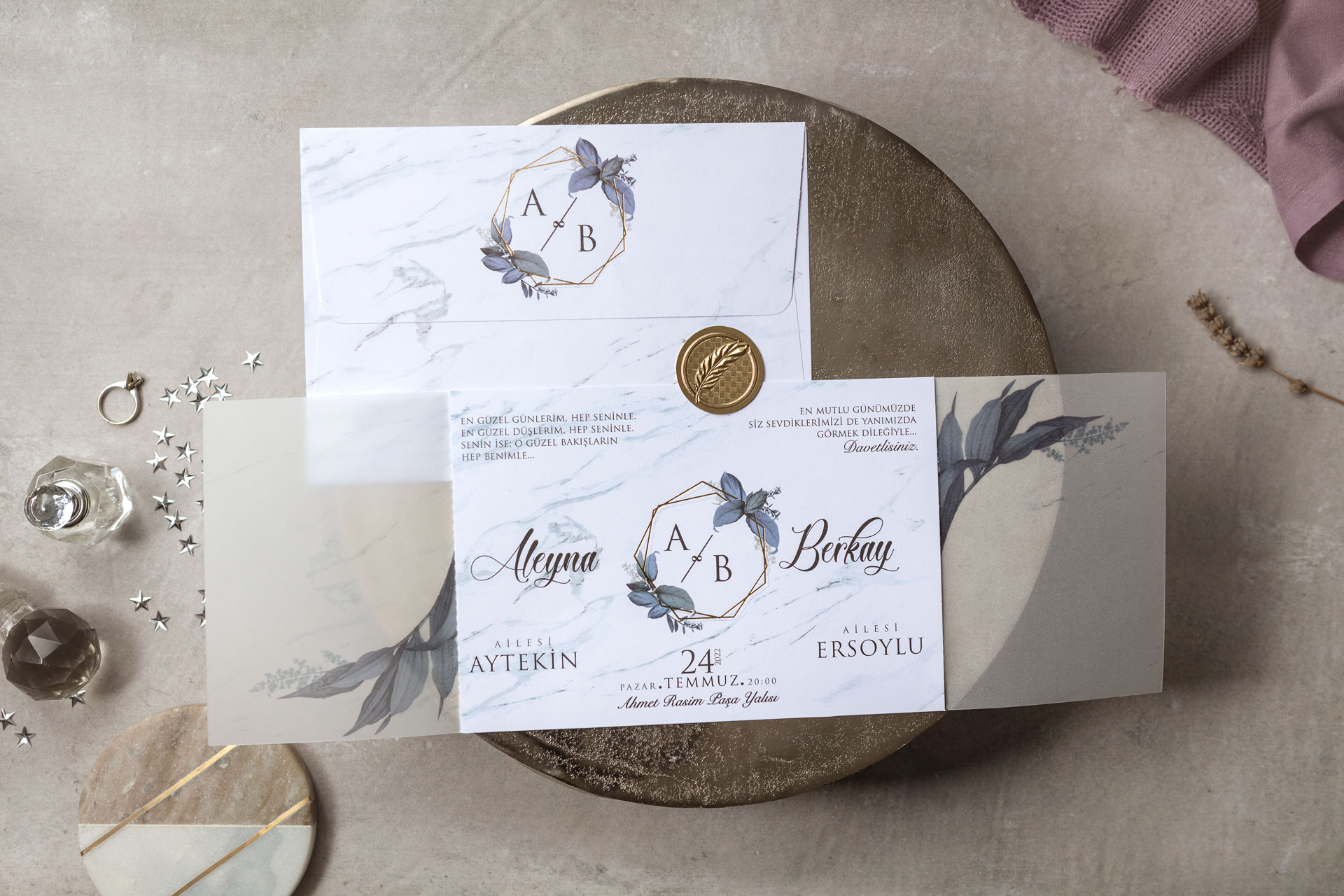Wedding Davetiye     8425 - 3