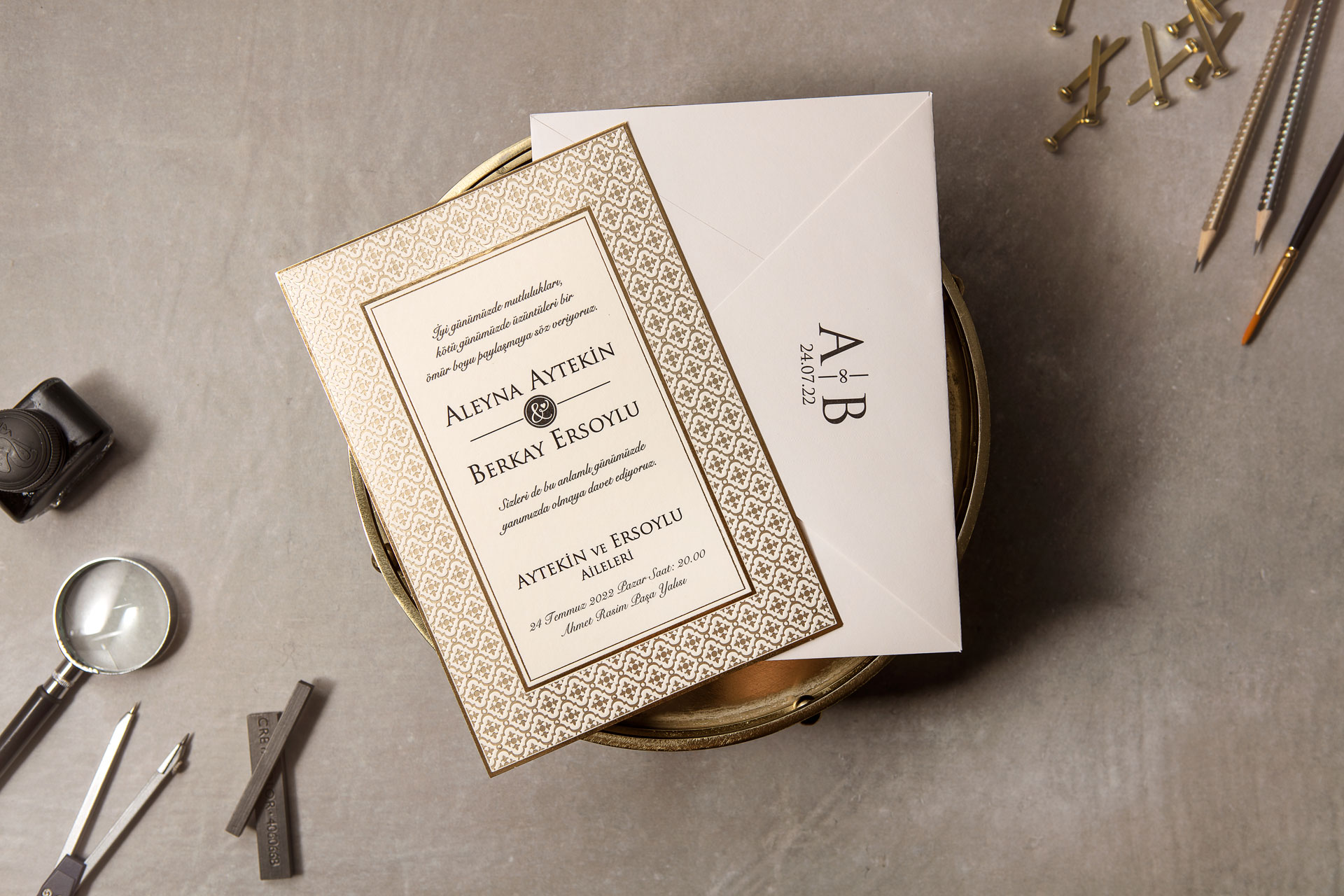 Wedding Davetiye     8434 - 2