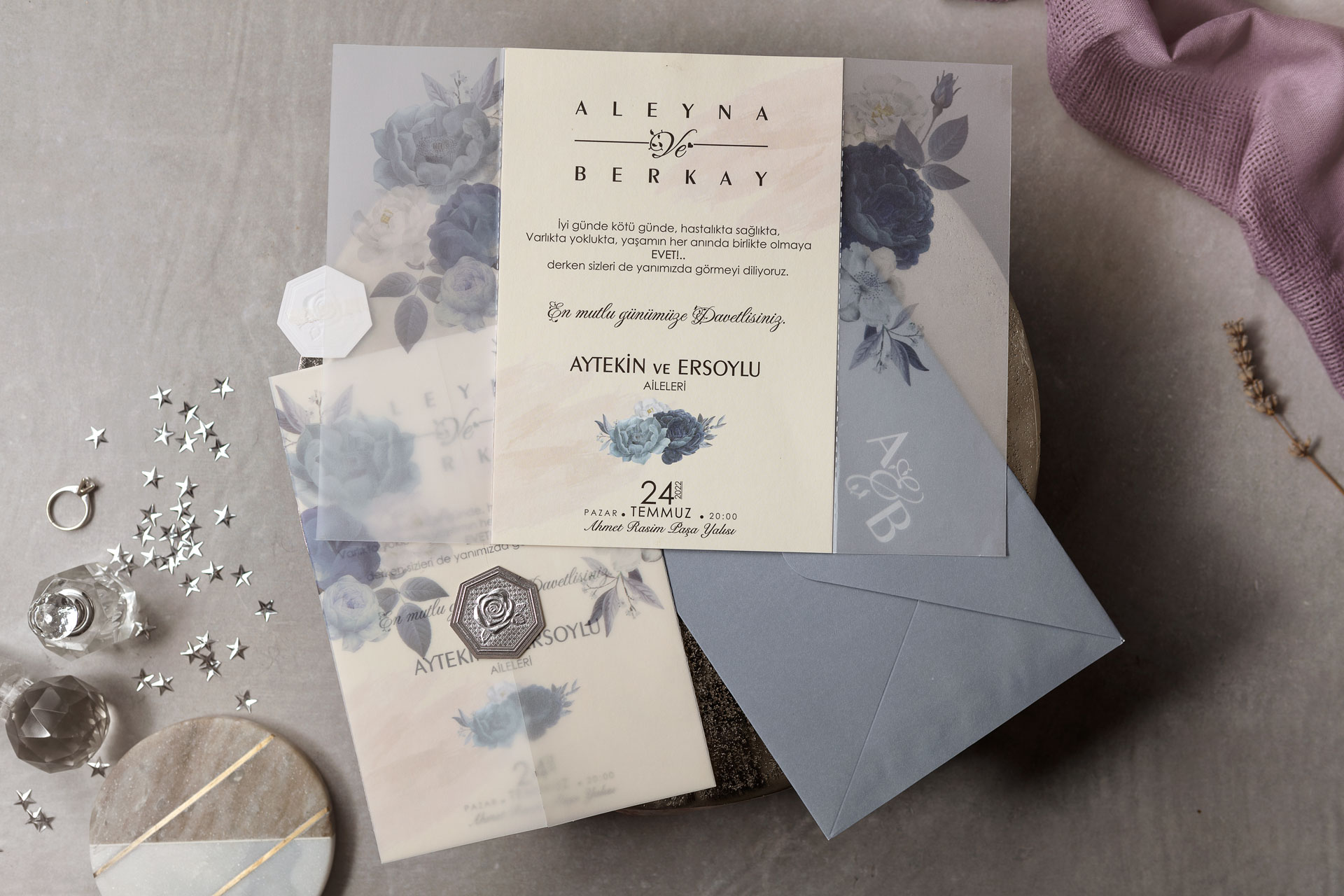 Wedding Davetiye     8438 - 3