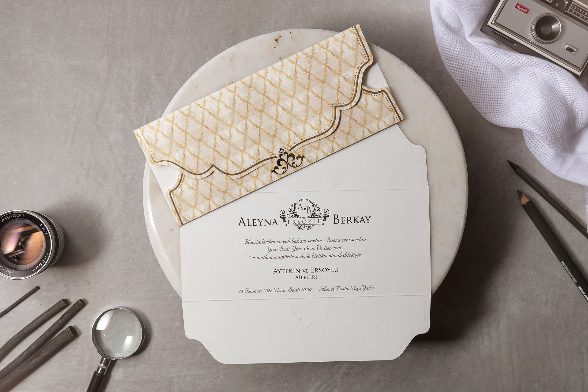 Wedding Davetiye     8449 - 3